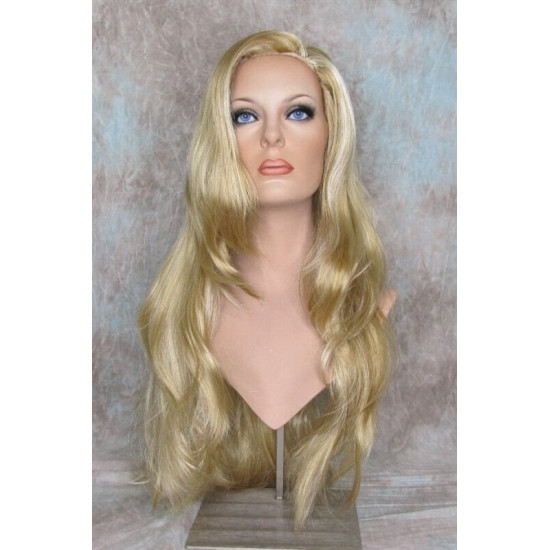 LINDA XXL | Golden Blonde Mix Extra Long Layers Wig Full Skin Top 32" 
