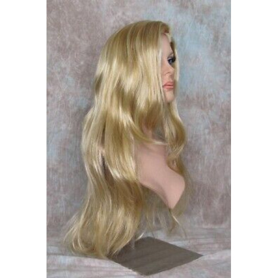 LINDA XXL | Golden Blonde Mix Extra Long Layers Wig Full Skin Top 32" 