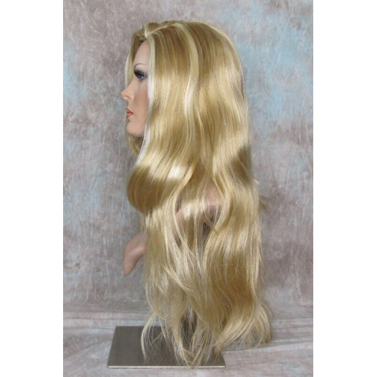 LINDA XXL | Golden Blonde Mix Extra Long Layers Wig Full Skin Top 32" 