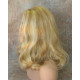 ANGELA 750 | Medium Blonde Mix Medium Wig Gentle Waves Skin Top No Bang