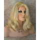 ANGELA 750 | Medium Blonde Mix Medium Wig Gentle Waves Skin Top No Bang