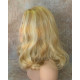 ANGELA 750 | Medium Blonde Mix Medium Wig Gentle Waves Skin Top No Bang