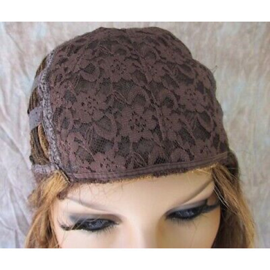 BALLY NB | Strawberry Auburn Mix Long Wig Loose Curls Skin Part 24" 