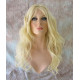 GABBY | Light Blonde Long Wig Long Barrel Curls Skin Part HEAT OK