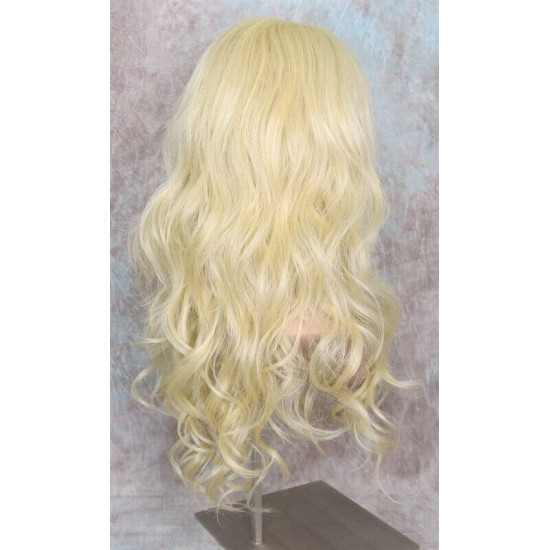 GABBY | Light Blonde Long Wig Long Barrel Curls Skin Part HEAT OK