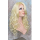 GABBY | Light Blonde Long Wig Long Barrel Curls Skin Part HEAT OK
