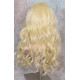 GABBY | Light Blonde Long Wig Long Barrel Curls Skin Part HEAT OK