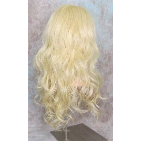 GABBY | Light Blonde Long Wig Long Barrel Curls Skin Part HEAT OK