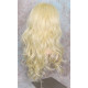 GABBY | Light Blonde Long Wig Long Barrel Curls Skin Part HEAT OK