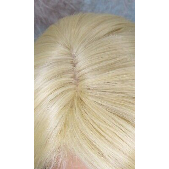 GABBY | Light Blonde Long Wig Long Barrel Curls Skin Part HEAT OK