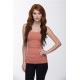 HS LULU | Auburn Mix Long Wig Loose Waves Slant Bang HEAT OK Sepia 