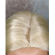 ANGELA 750 | Light Blonde Medium Wig Gentle Waves Skin Top No Bang