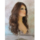 GABBY | Brown Strawberry Auburn Long Wig Barrel Curls Skin Part HEAT OK 