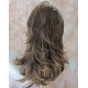 Tarah | Medium Brown Mix Long Wig Choppy Layers Motion Volume Bangs | Adora