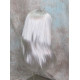 ALICIA | Silver Gray Long Wig Layered Bangs Skin Part 