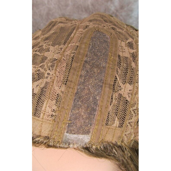 BRITTNEY | Light Brown Mix Long Monofilament Wig Side Part Face Frame Layers 