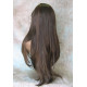 ROSEMARY | Dark Brown Auburn Mix Long Layered Wig Bangs Skin Part 
