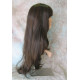 ROSEMARY | Dark Brown Auburn Mix Long Layered Wig Bangs Skin Part 