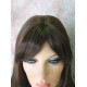 ROSEMARY | Dark Brown Auburn Mix Long Layered Wig Bangs Skin Part 