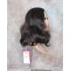 ANGELA 750 | Dark Brown Medium Wig Gentle Waves Skin Top No Bang