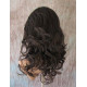 BLISS | Dark Brown Long Wig Barrel Curls Bangs Skin Part