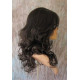BLISS | Dark Brown Long Wig Barrel Curls Bangs Skin Part