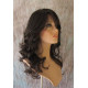 BLISS | Dark Brown Long Wig Barrel Curls Bangs Skin Part