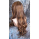 TONYA | Brown Ginger Long Wig Gentle Loose Waves Longer Bangs Center Part 