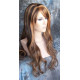 TONYA | Brown Ginger Long Wig Gentle Loose Waves Longer Bangs Center Part 