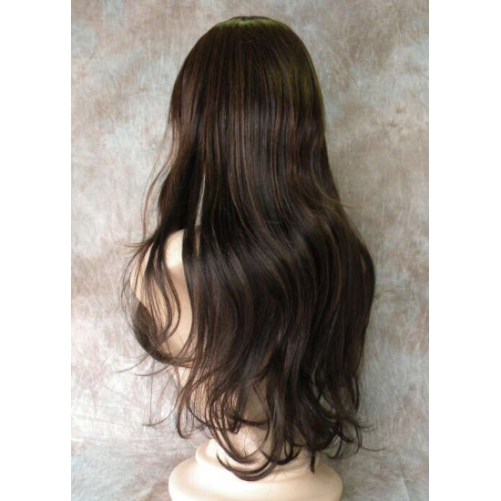 CARMEN | Long Wig COLOR CHOICE Gentle Layers Side Swept Bangs Skin Part 