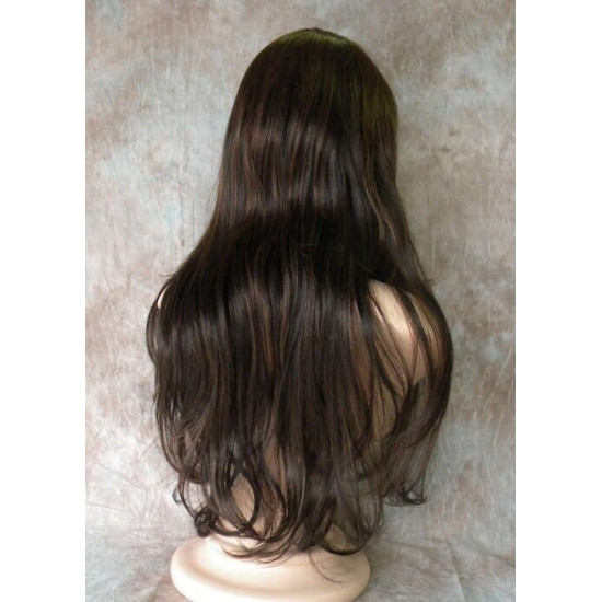 CARMEN | Long Wig COLOR CHOICE Gentle Layers Side Swept Bangs Skin Part 
