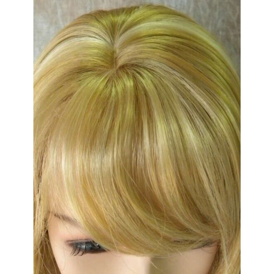 CARMEN | Long Wig COLOR CHOICE Gentle Layers Side Swept Bangs Skin Part 