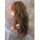 GABBY | Medium Brown Mix Long Wig Barrel Curls Skin Part HEAT OK Wigs