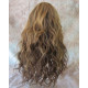 GABBY | Medium Brown Mix Long Wig Barrel Curls Skin Part HEAT OK Wigs