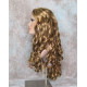 NAOMI | 3 Tone Blonde Auburn Spiral Curls Long Wig Skin Top 