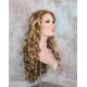 NAOMI | 3 Tone Blonde Auburn Spiral Curls Long Wig Skin Top 