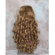 NAOMI | 3 Tone Blonde Auburn Spiral Curls Long Wig Skin Top 