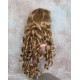 NAOMI | 3 Tone Blonde Auburn Spiral Curls Long Wig Skin Top 