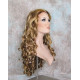 NAOMI | 3 Tone Blonde Auburn Spiral Curls Long Wig Skin Top 
