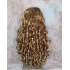 NAOMI | 3 Tone Blonde Auburn Spiral Curls Long Wig Skin Top 