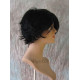 Merrick | Jet Black Short Wig Long Bangs Choppy Layers Messy | Adora 