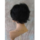 Merrick | Jet Black Short Wig Long Bangs Choppy Layers Messy | Adora 