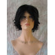 Merrick | Jet Black Short Wig Long Bangs Choppy Layers Messy | Adora 
