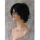 Merrick | Jet Black Short Wig Long Bangs Choppy Layers Messy | Adora 