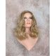 ANGELA 750 | Ash Blonde Mix Medium Wig Gentle Waves Skin Top No Bang