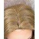 ANGELA 750 | Ash Blonde Mix Medium Wig Gentle Waves Skin Top No Bang