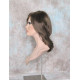 KENDALL | Chestnut Brown Medium Wig Layers Shag Bangs Simulated Part 