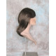 KENDALL | Chestnut Brown Medium Wig Layers Shag Bangs Simulated Part 