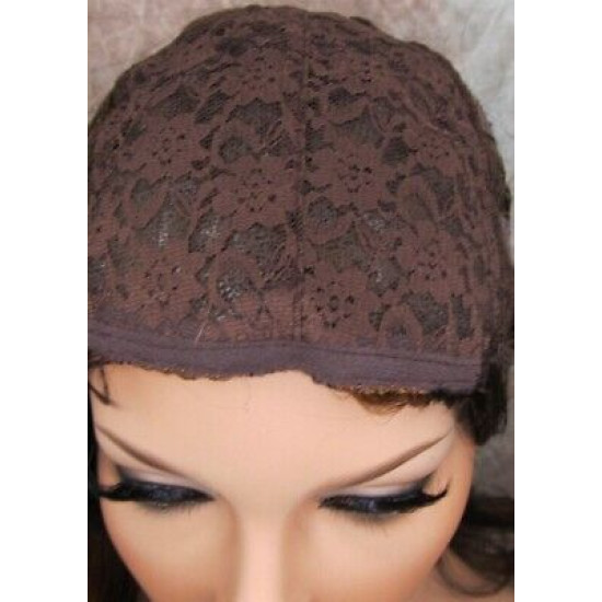 LINDA | Brown Strawberry Long Wig Luscious Layers Full Skin Top 26"