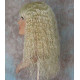 MORGAN | Light Blonde Long Wig Crimped Curl Bangs Skin Part 